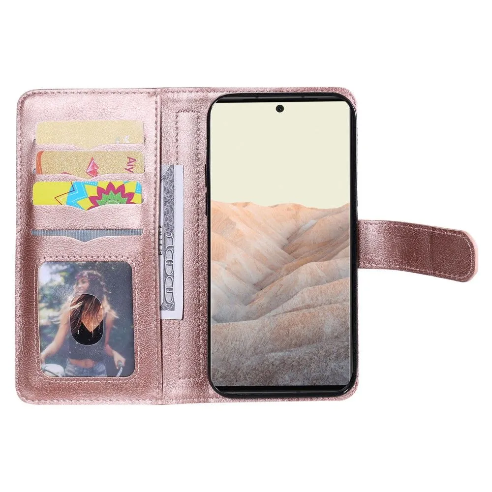 10-slot wallet case for Google Pixel 6 Pro - Rose Gold