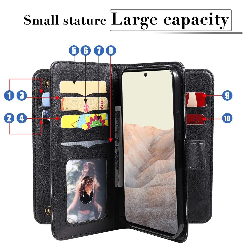 10-slot wallet case for Google Pixel 6 Pro - Rose Gold