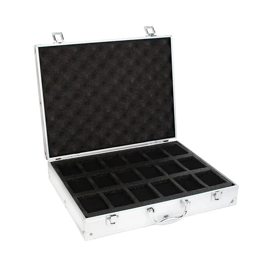 10/18 Girds Luxury Premium Quality Watch Box Aluminum Alloy Product Pattern Storage Clock Box Collection Gift Boxes