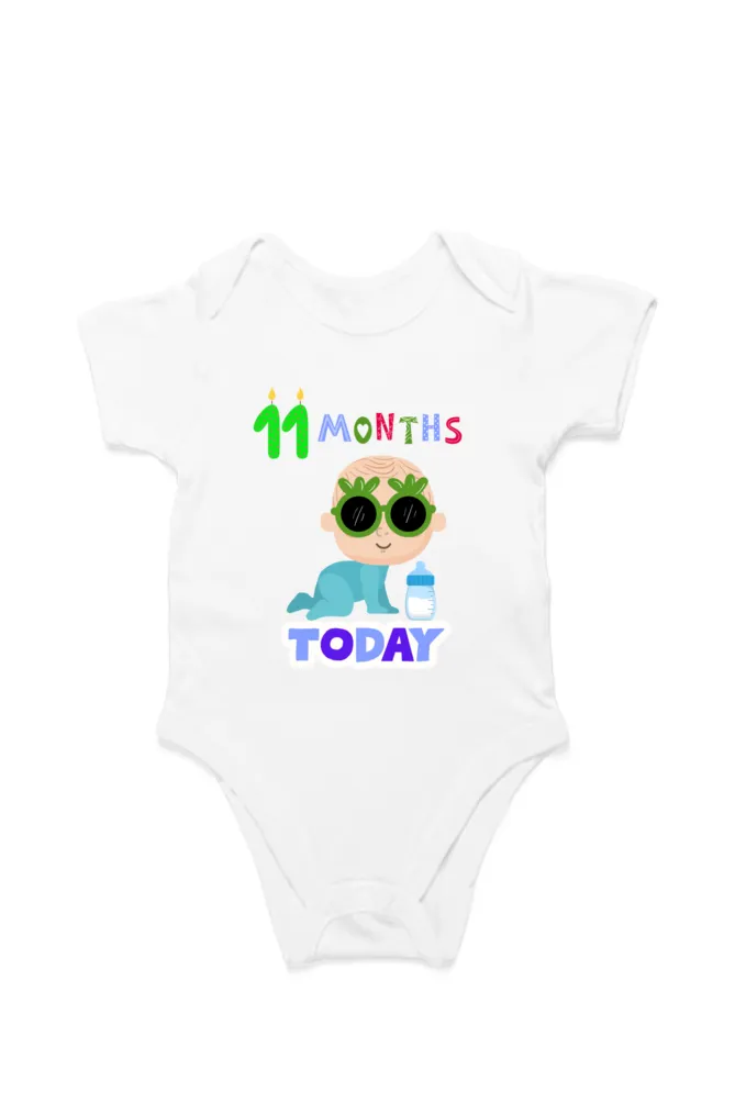 11 Month Celebration : Cool Baby Rompers For Your Baby's Monthly Milestone