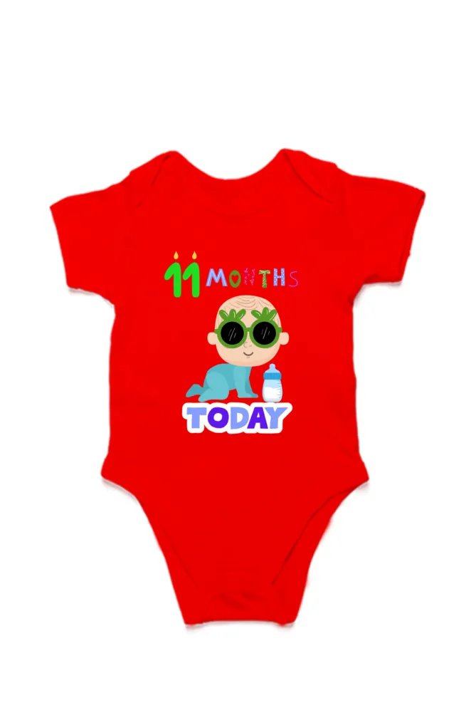 11 Month Celebration : Cool Baby Rompers For Your Baby's Monthly Milestone