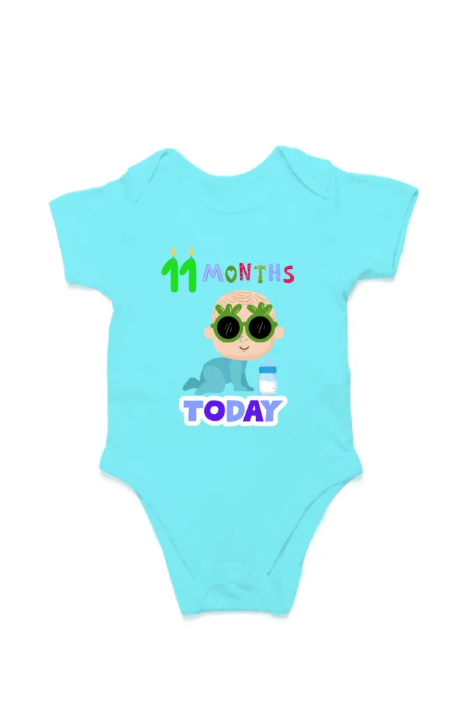 11 Month Celebration : Cool Baby Rompers For Your Baby's Monthly Milestone