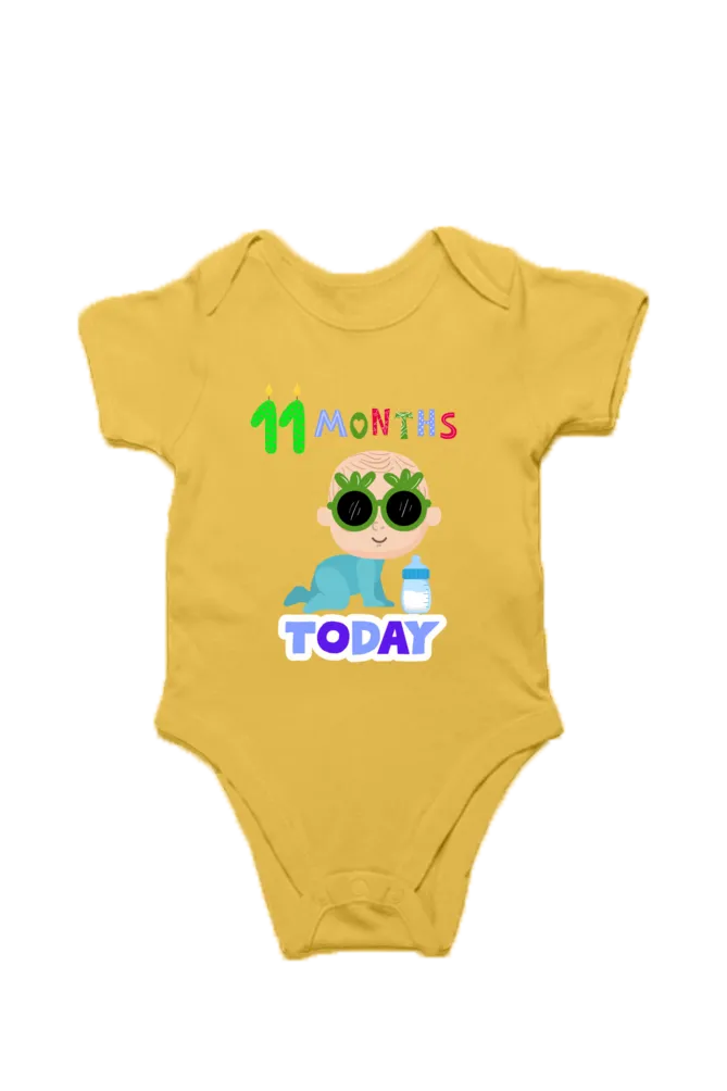 11 Month Celebration : Cool Baby Rompers For Your Baby's Monthly Milestone