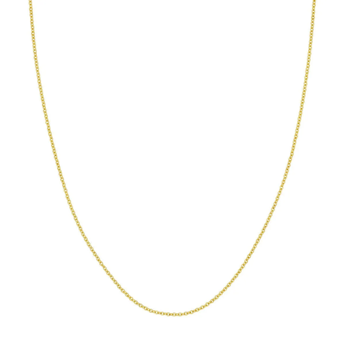 14K Yellow Gold 1.60mm Open Cable Chain