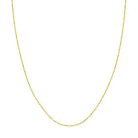 14K Yellow Gold 1.60mm Open Cable Chain