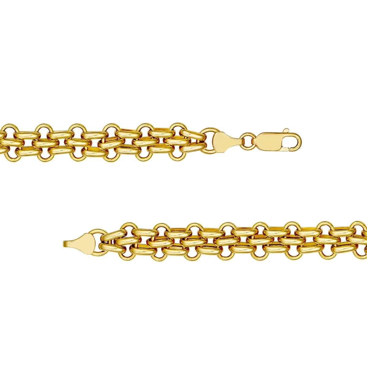 14K Yellow Gold Fancy Fantasy Bracelet