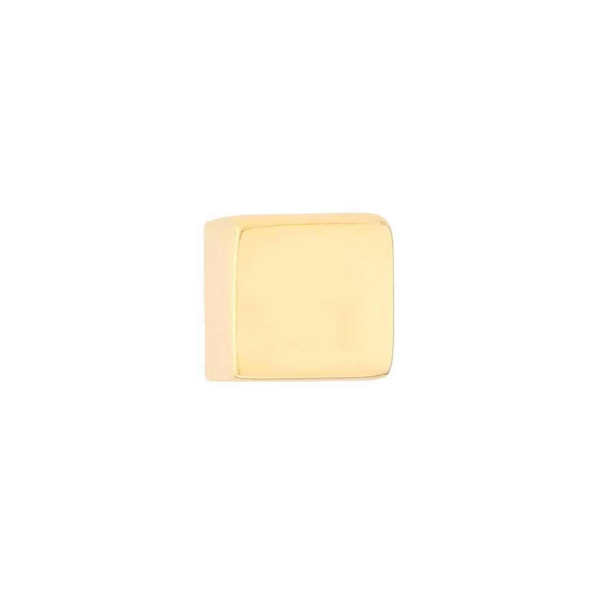 14K Yellow Gold Mini Cube Stud Earrings