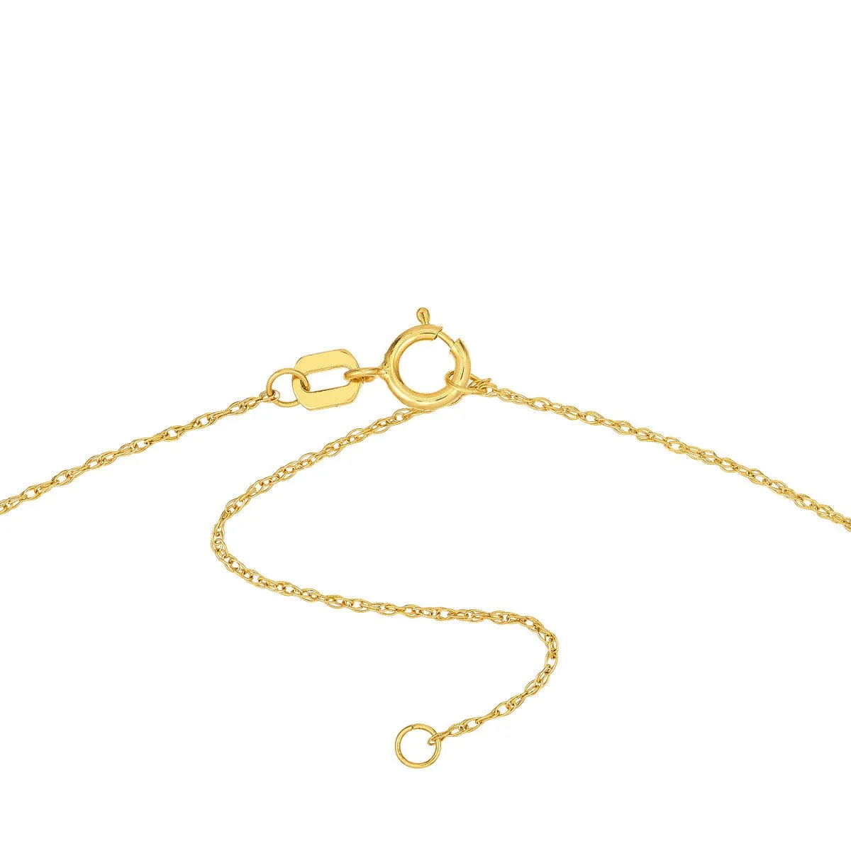 14K Yellow Gold So You Diamond Cross Necklace