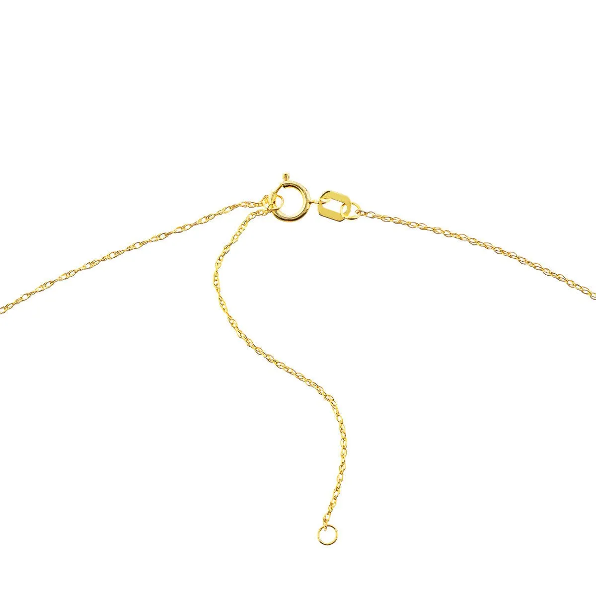 14K Yellow Gold So You Mini Fleur De Lis Adj Necklace