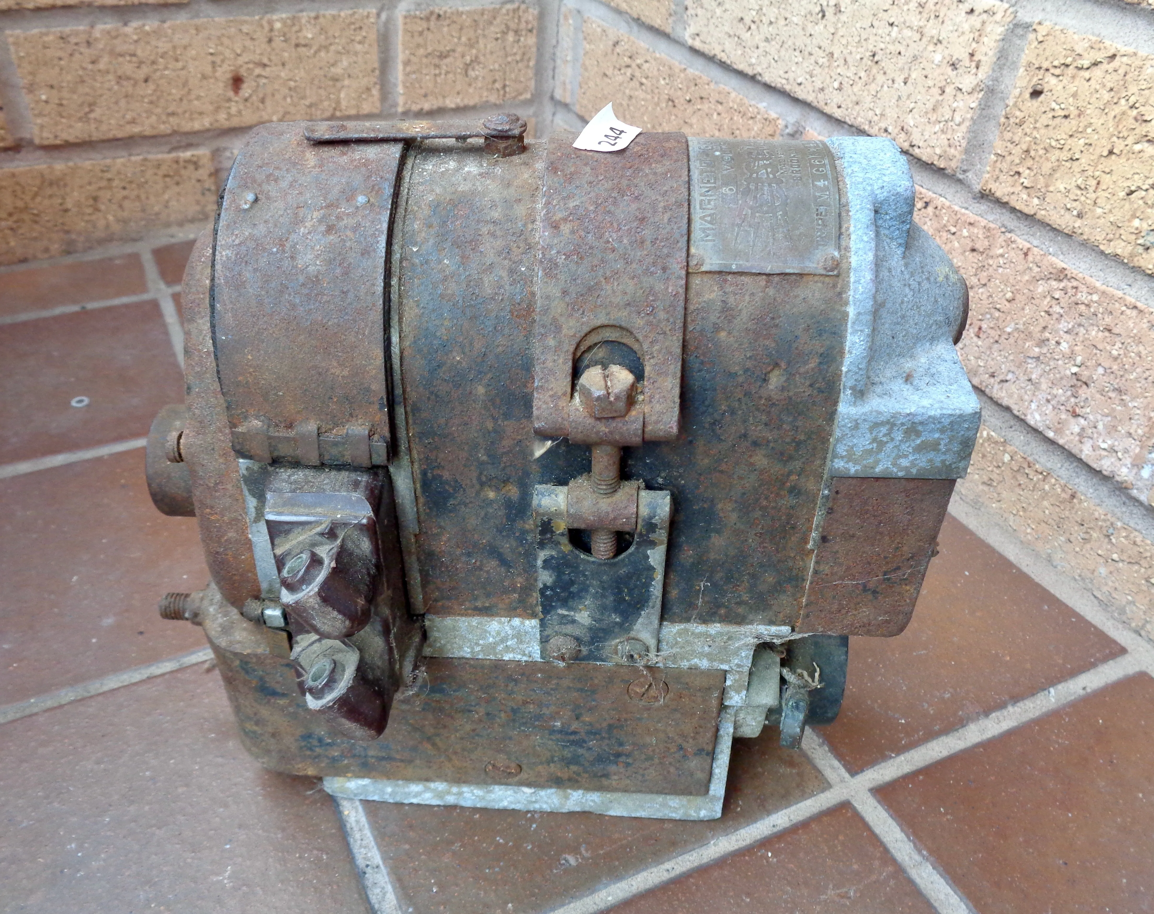 1920s Eisemann Type M4G6 Magneto Generator 6 Volts 12 Amp