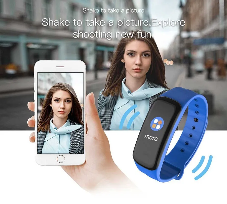 2-in-1 Smart Bracelet With Bluetooth Earphones