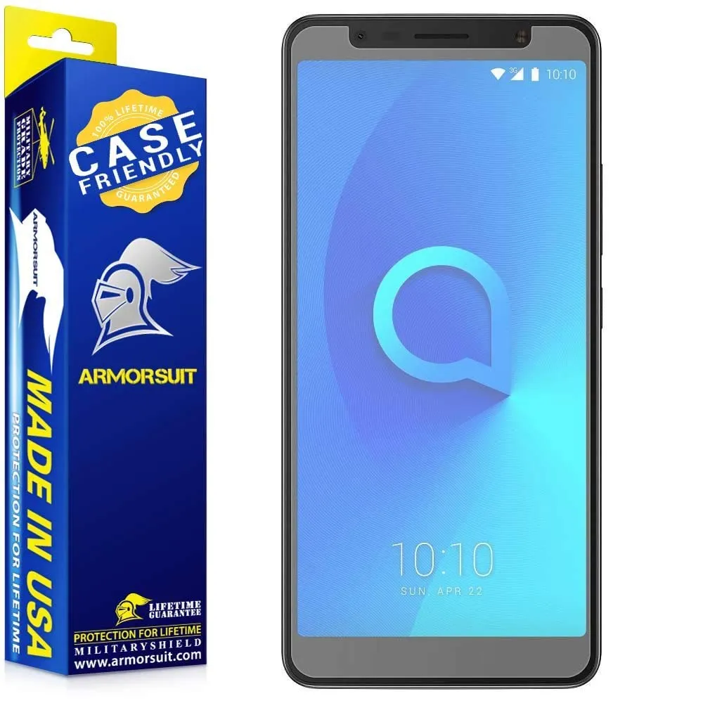 [2 Pack] Alcatel 3C Matte Case Friendly Screen Protector