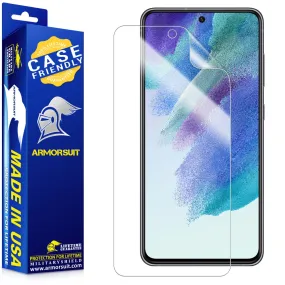 [2 Pack] ArmorSuit Samsung Galaxy S21 FE 5G (2022) Case Friendly Anti-Bubble Clear Film