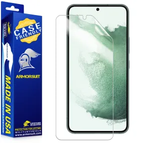 [2 Pack] ArmorSuit Samsung Galaxy S22 5G (2022) Case Friendly Anti-Bubble Clear Film