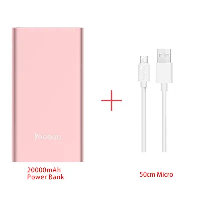 20000mAh Universal Power Bank Dual USB Output/Input Ultra Slim