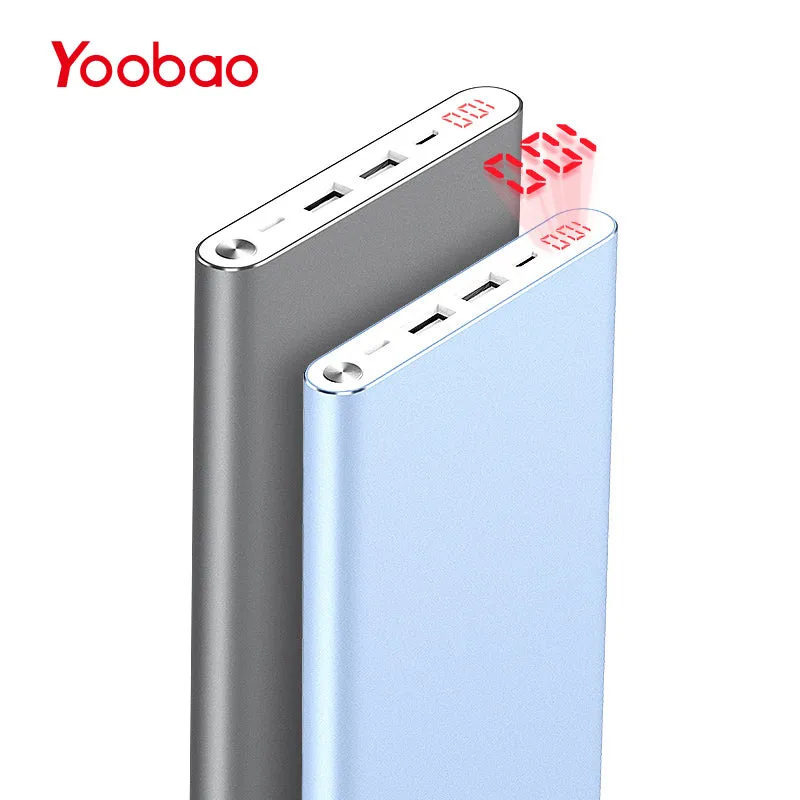 20000mAh Universal Power Bank Dual USB Output/Input Ultra Slim