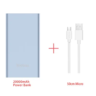 20000mAh Universal Power Bank Dual USB Output/Input Ultra Slim