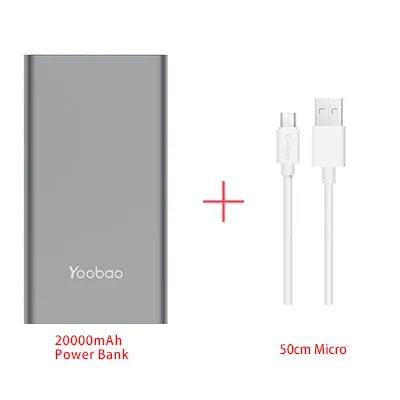 20000mAh Universal Power Bank Dual USB Output/Input Ultra Slim