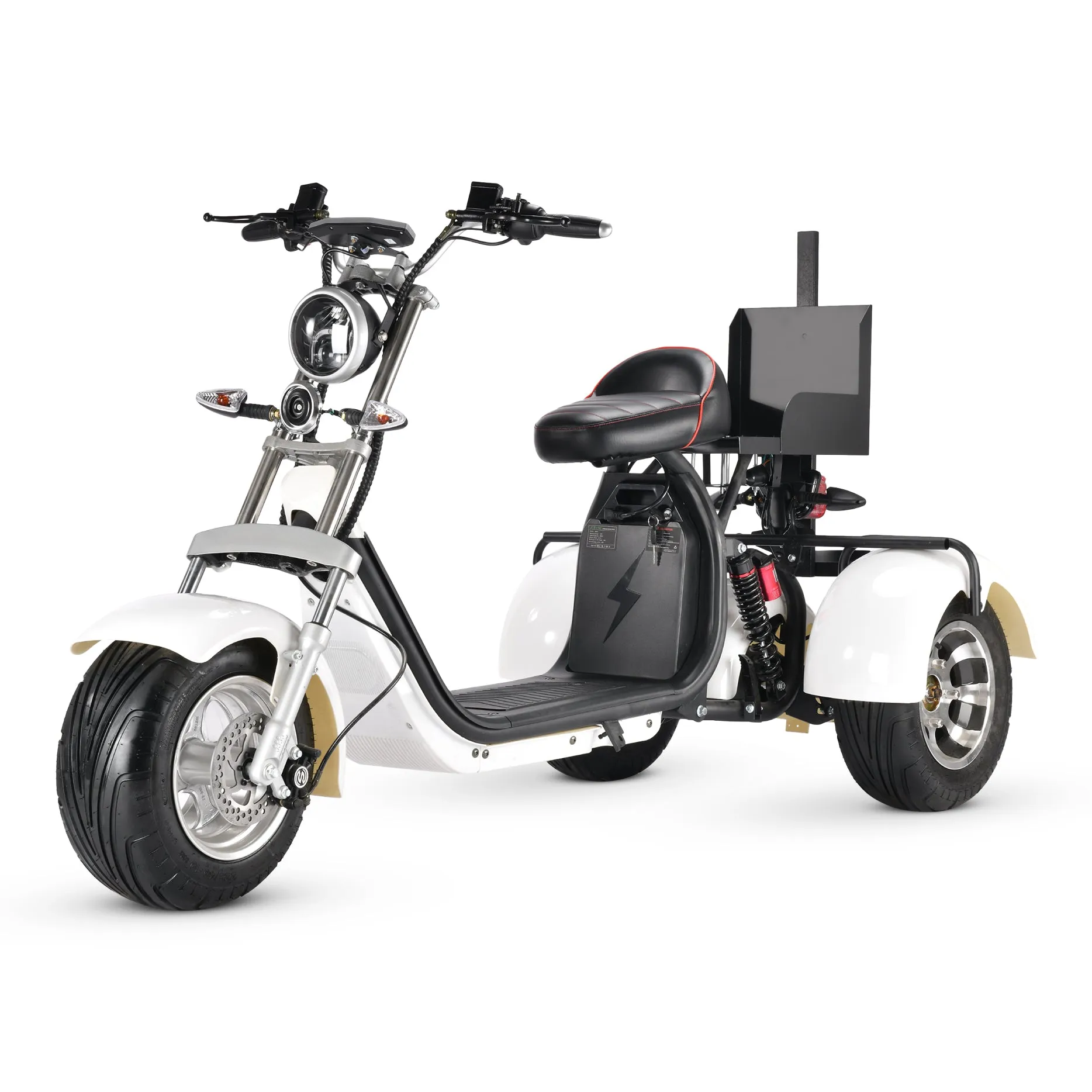 2000W 20Ah Citycoco Electric Fat Tire Golf Trike Cart