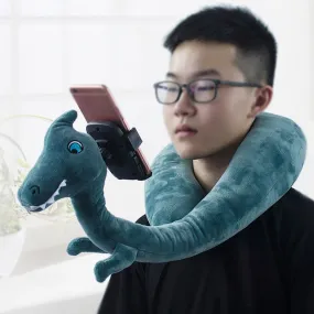 360 Rotating Neck Pillow Phone Holder