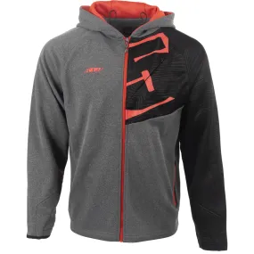 509  Red Tech Front Zip Hoodie Water Resistant Hooded Sweatshirt Snowmobile