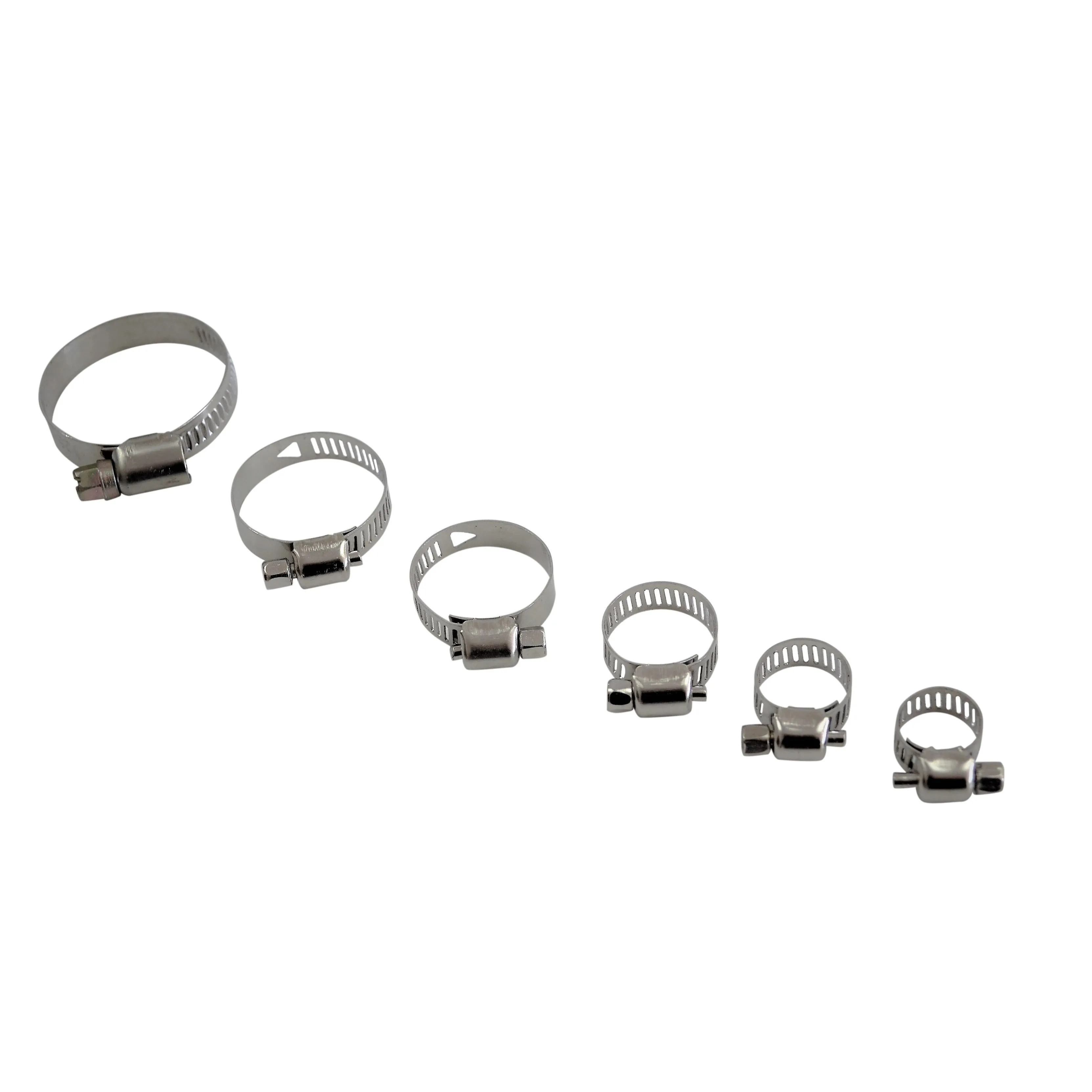 50pc Metric Stainless Steel Hose Clamp Grab Kit