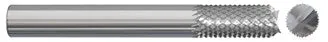 784-001030: 3/16 in. Dia., 5/8 in. Length Of Cut, 2 in. Overall Length Carbide Router Mill; Diamond Cut, Style F- Fish Tail End, BRIGHT, USA