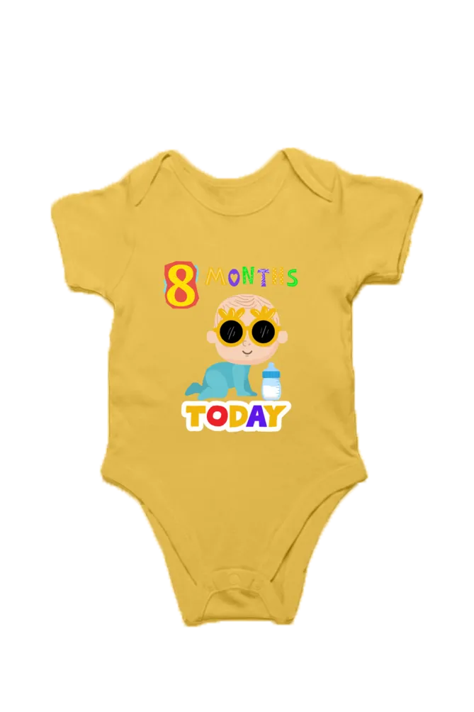 8 Month Celebration : Cool Baby Rompers For Your Baby's Monthly Milestone