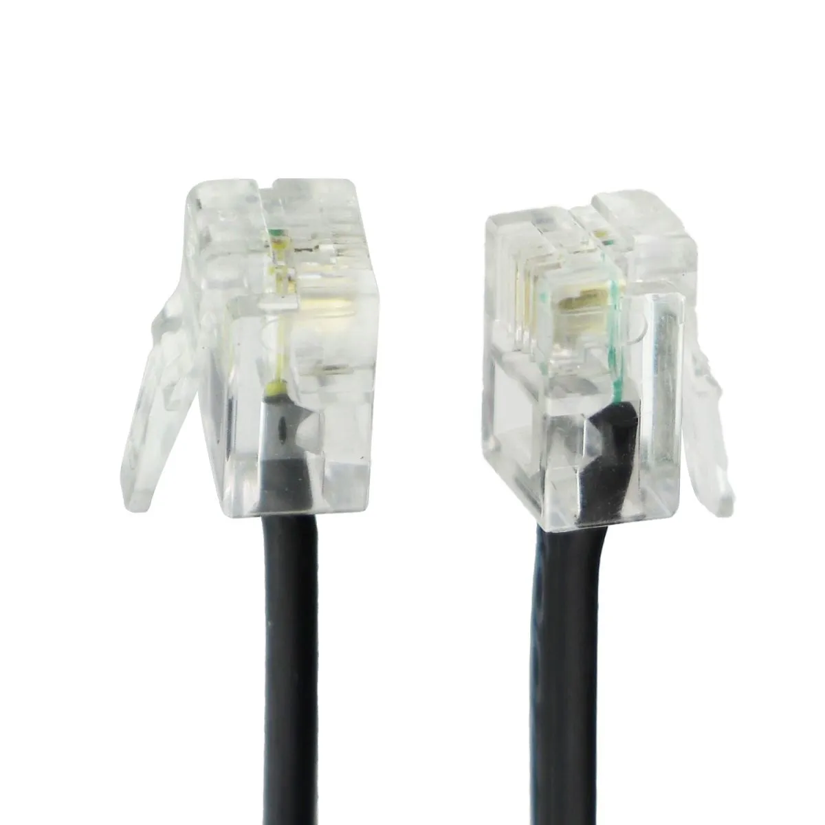 (9.5-Foot) Telephone Cable (2-wire) - RJ11 (M) Connectors - Black (E201188)