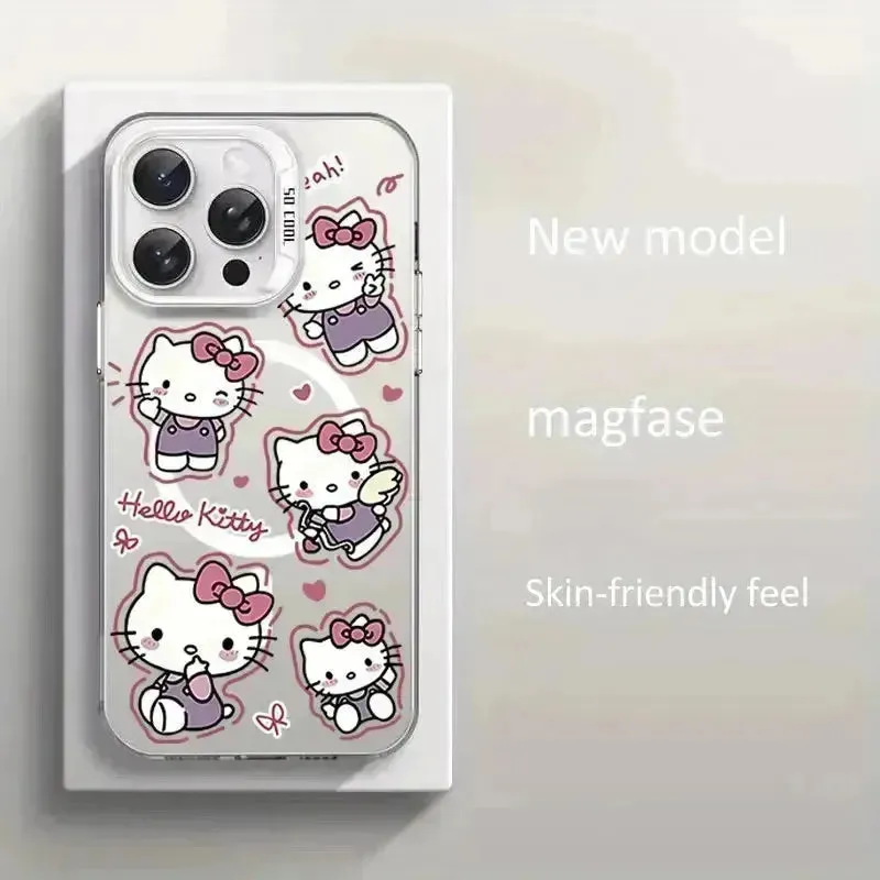 Adorable Hello Kitty Magnetic Phone Case (For iPhones)