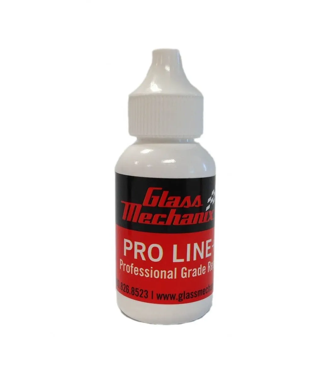 Advanced PRO LINE RESIN: Cutting-Edge Windshield Repair Solution, Available in 15ml, 30ml, and 1 Liter Sizes for Professional Automotive Glass Restoration, Engineered by Glass Mechanix