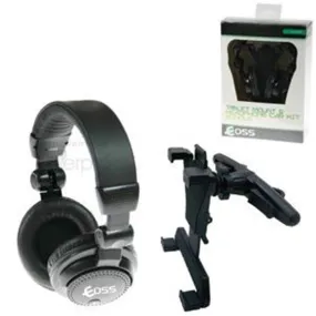 AERPRO TABLET HEAD REST MOUNT WITH HEADPHONES (DELIVERY ONLY)