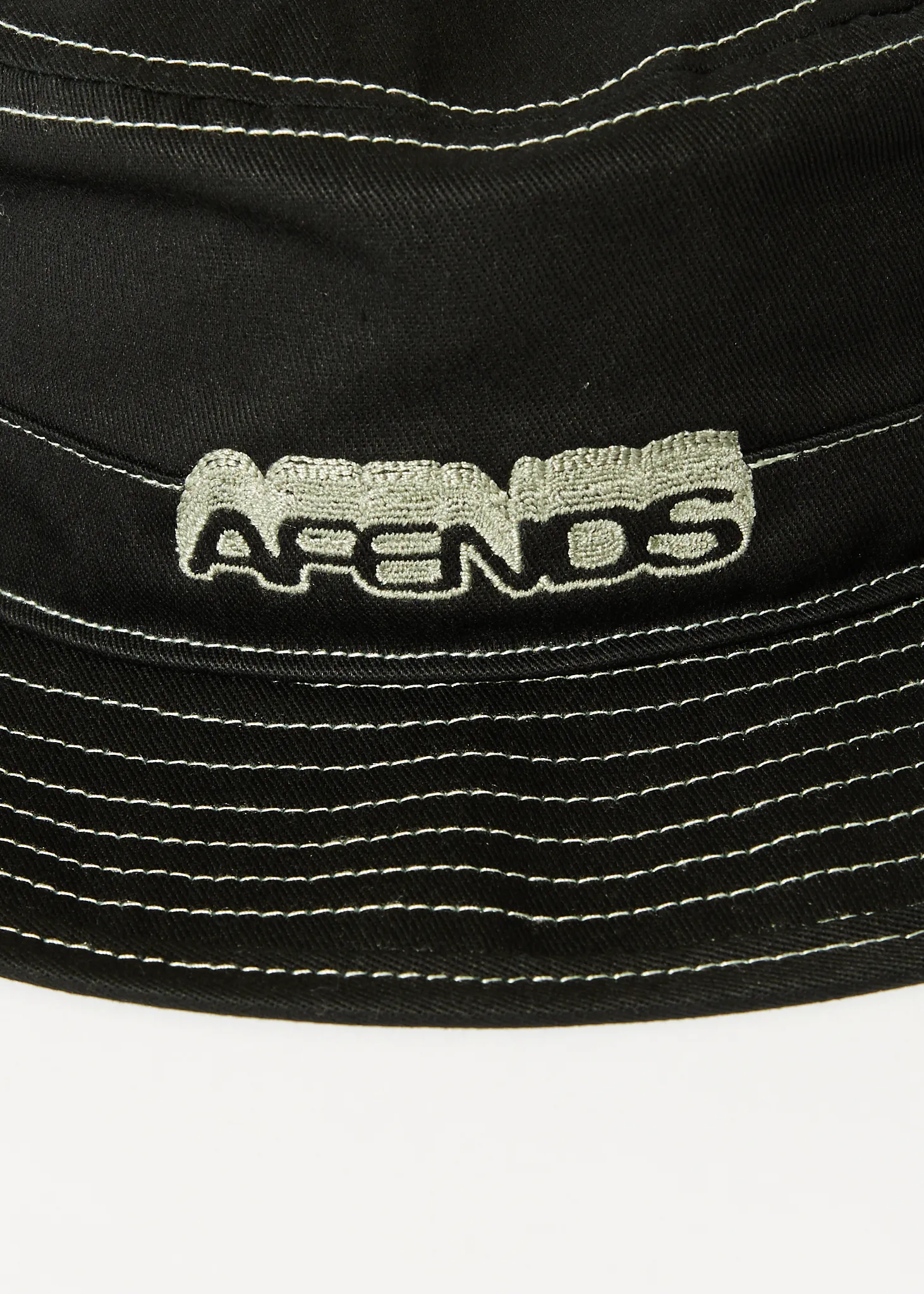 AFENDS Mens Repeater - Bucket Hat - Black