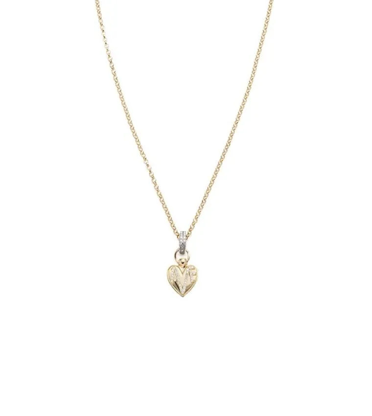 Amate - Love : Fine Belcher Slide Crest Necklace