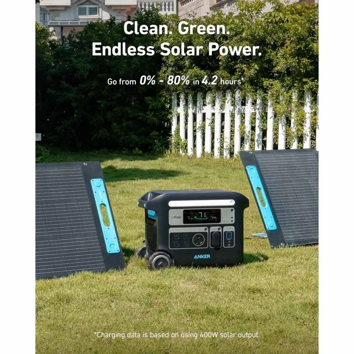 Anker Solar Generator 767 - PowerHouse 2048Wh with 5 x 200W Solar Panels