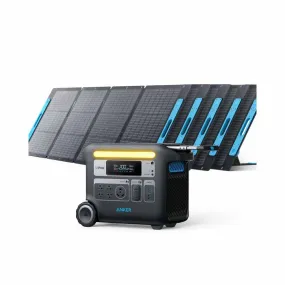 Anker Solar Generator 767 - PowerHouse 2048Wh with 5 x 200W Solar Panels