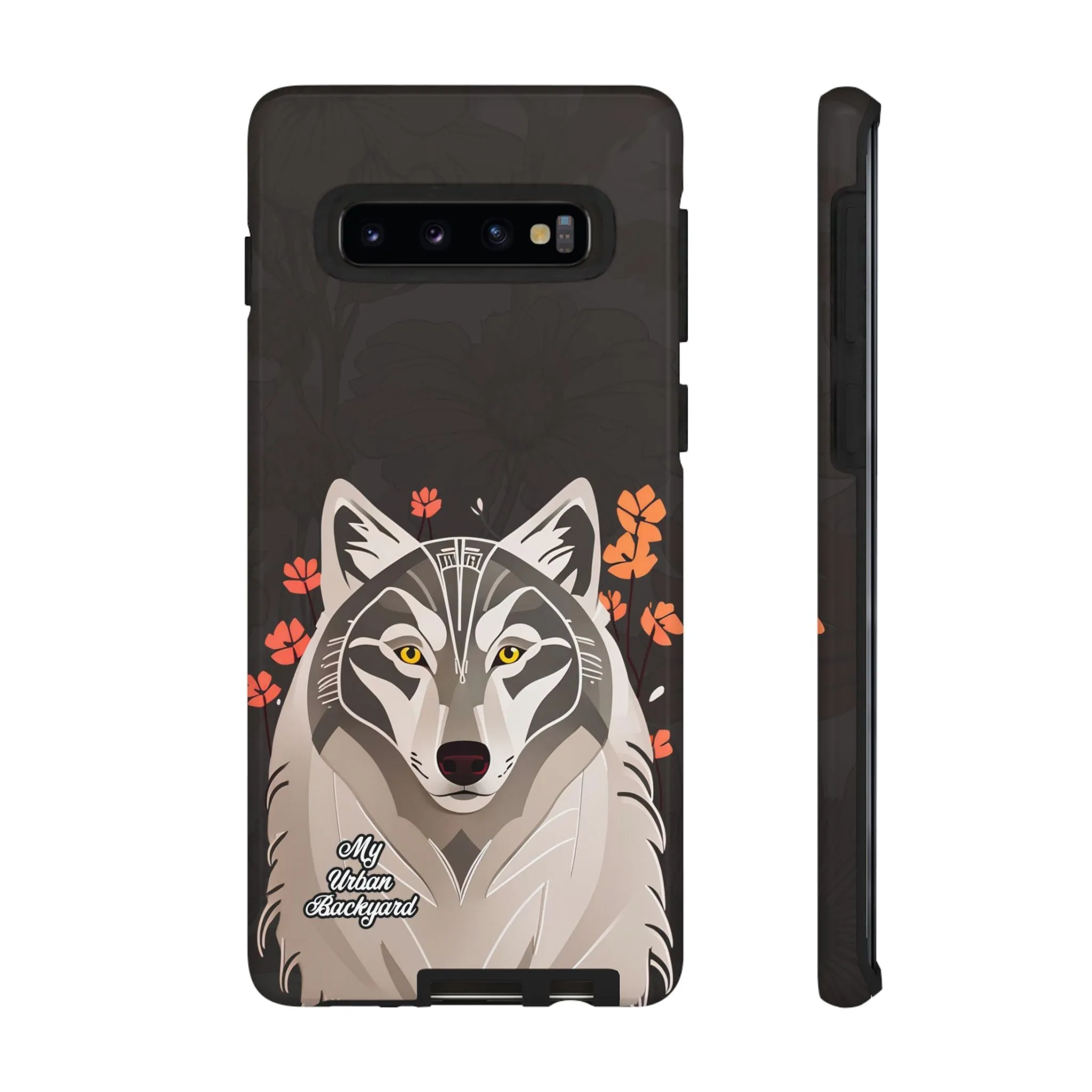 Art Deco Wolf, Cell Phone Case - Apple, Samsung or Google Pixel