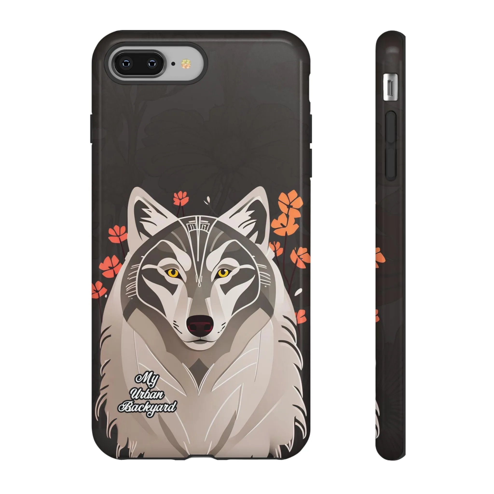 Art Deco Wolf, Cell Phone Case - Apple, Samsung or Google Pixel