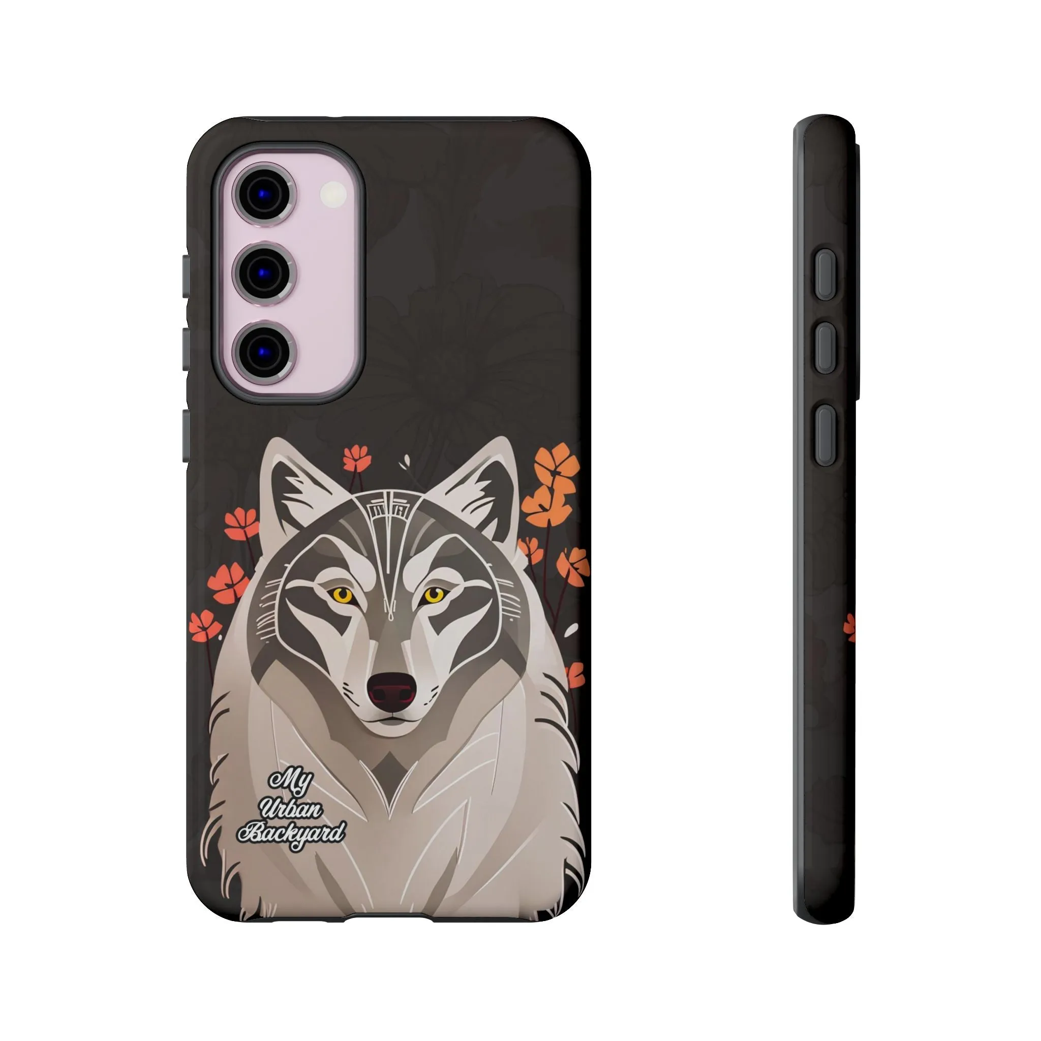 Art Deco Wolf, Cell Phone Case - Apple, Samsung or Google Pixel