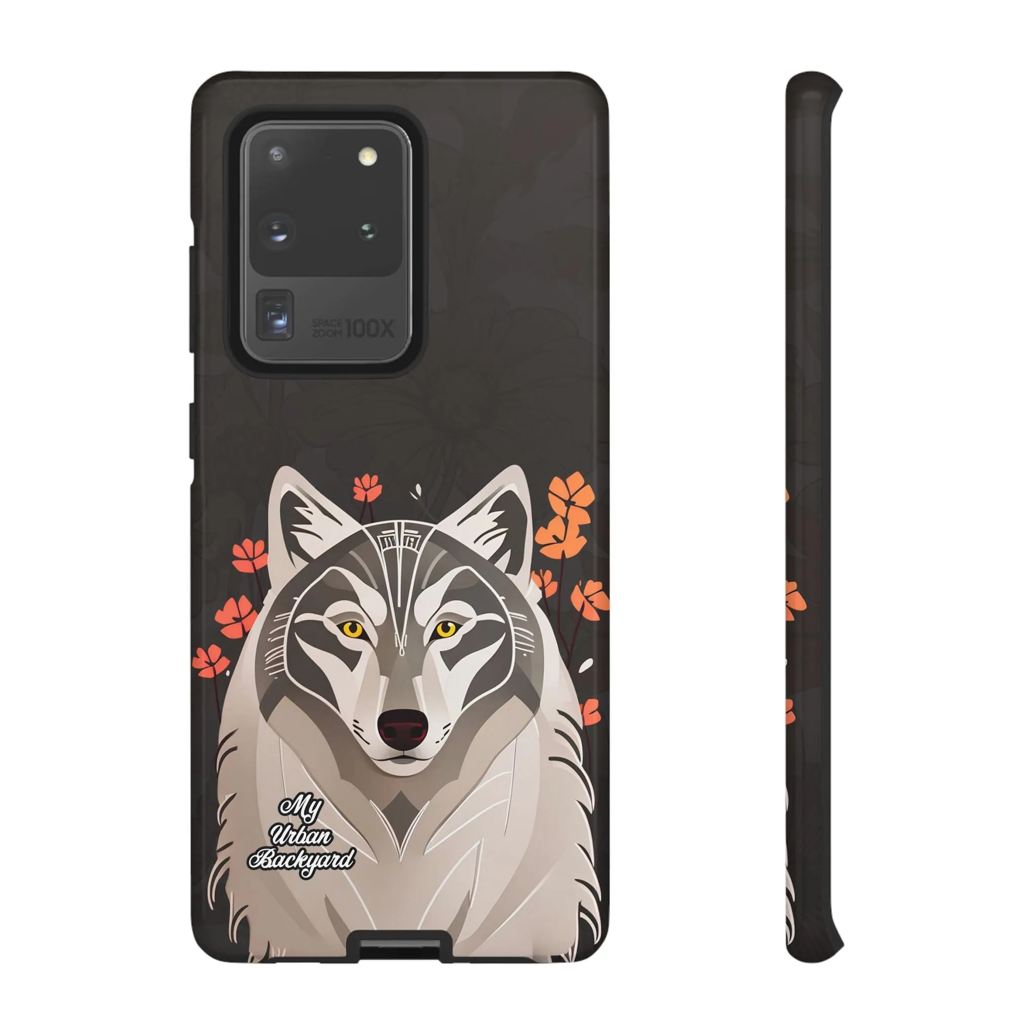 Art Deco Wolf, Cell Phone Case - Apple, Samsung or Google Pixel