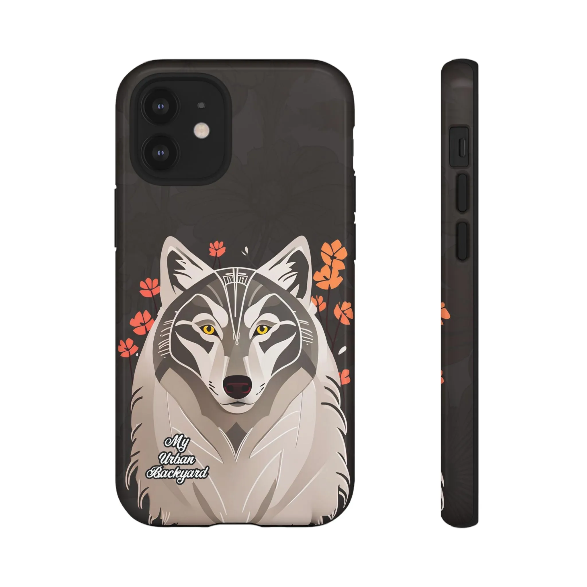 Art Deco Wolf, Cell Phone Case - Apple, Samsung or Google Pixel