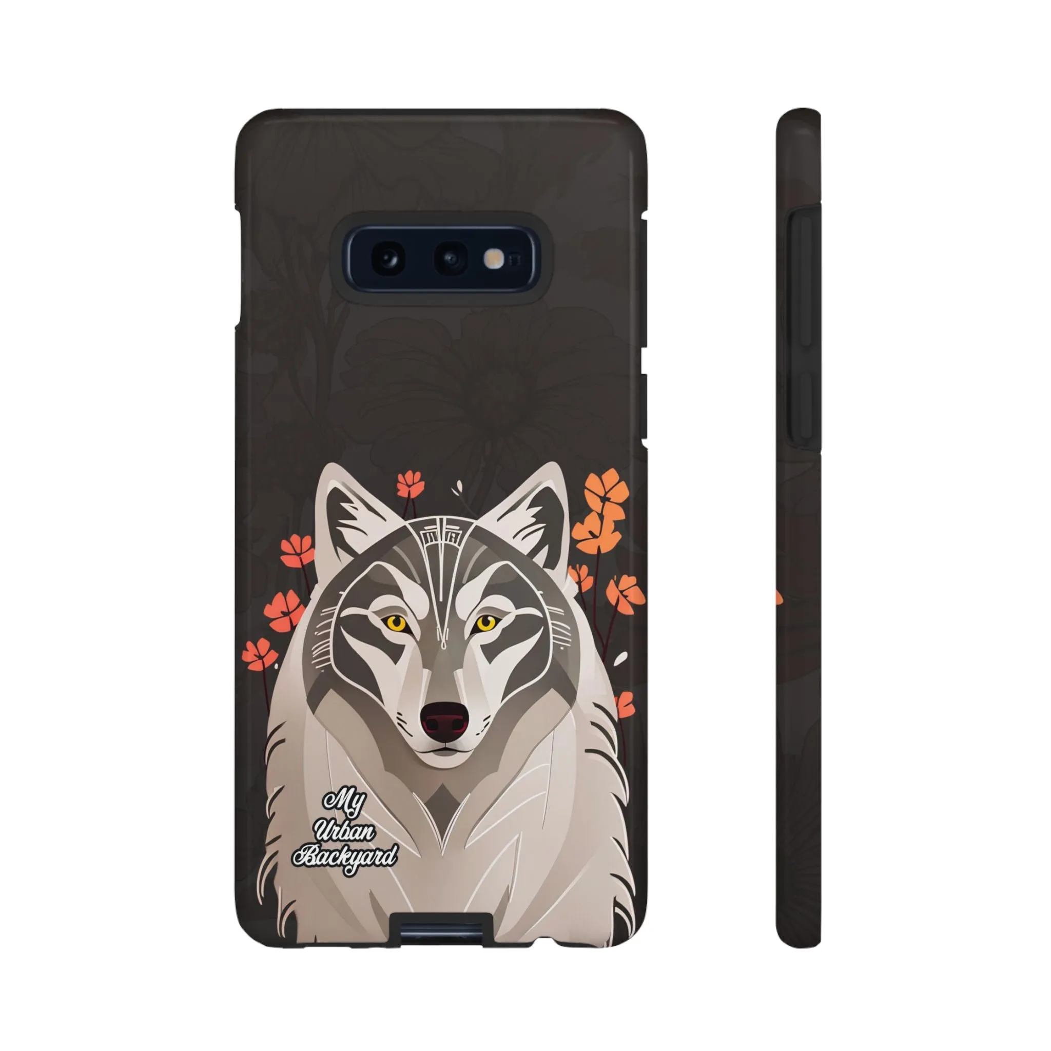 Art Deco Wolf, Cell Phone Case - Apple, Samsung or Google Pixel