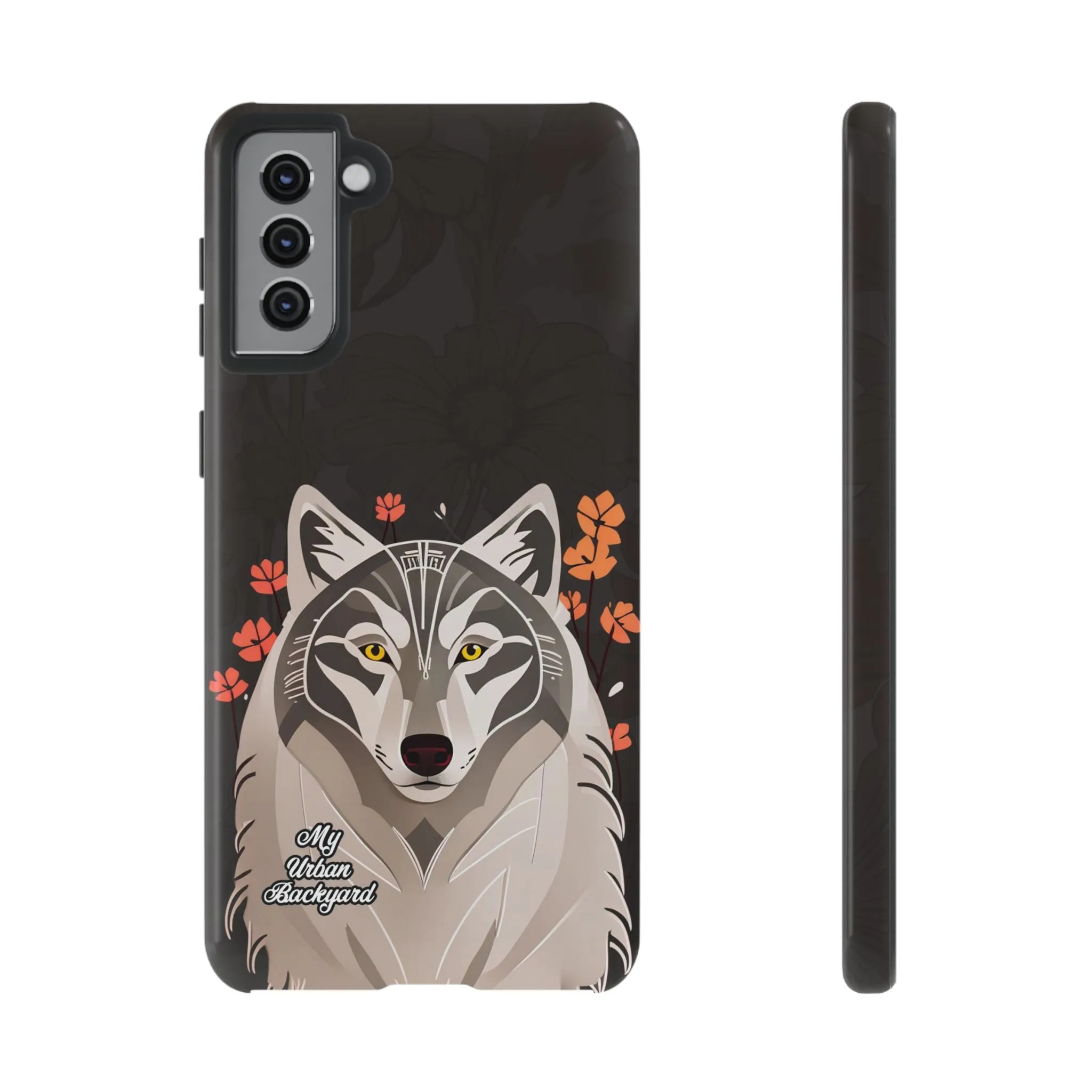 Art Deco Wolf, Cell Phone Case - Apple, Samsung or Google Pixel