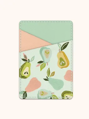 Au Pears Stick-On Cell Phone Wallet