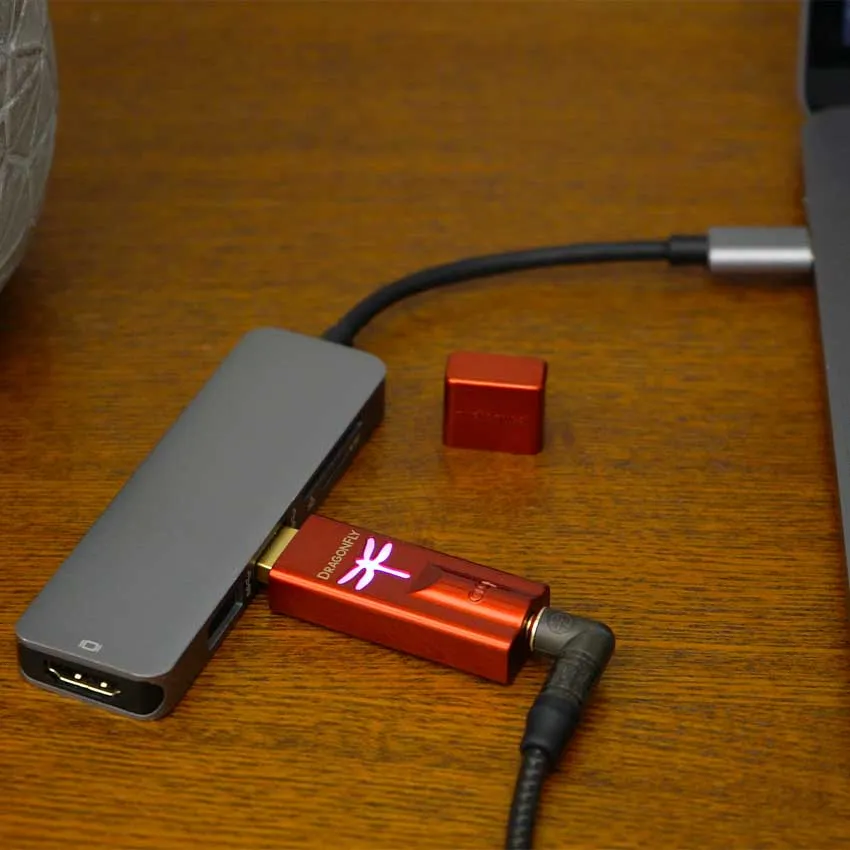 AudioQuest OPEN BOX DragonFly Red USB Digital-to-Analog Converter - Excellent Condition