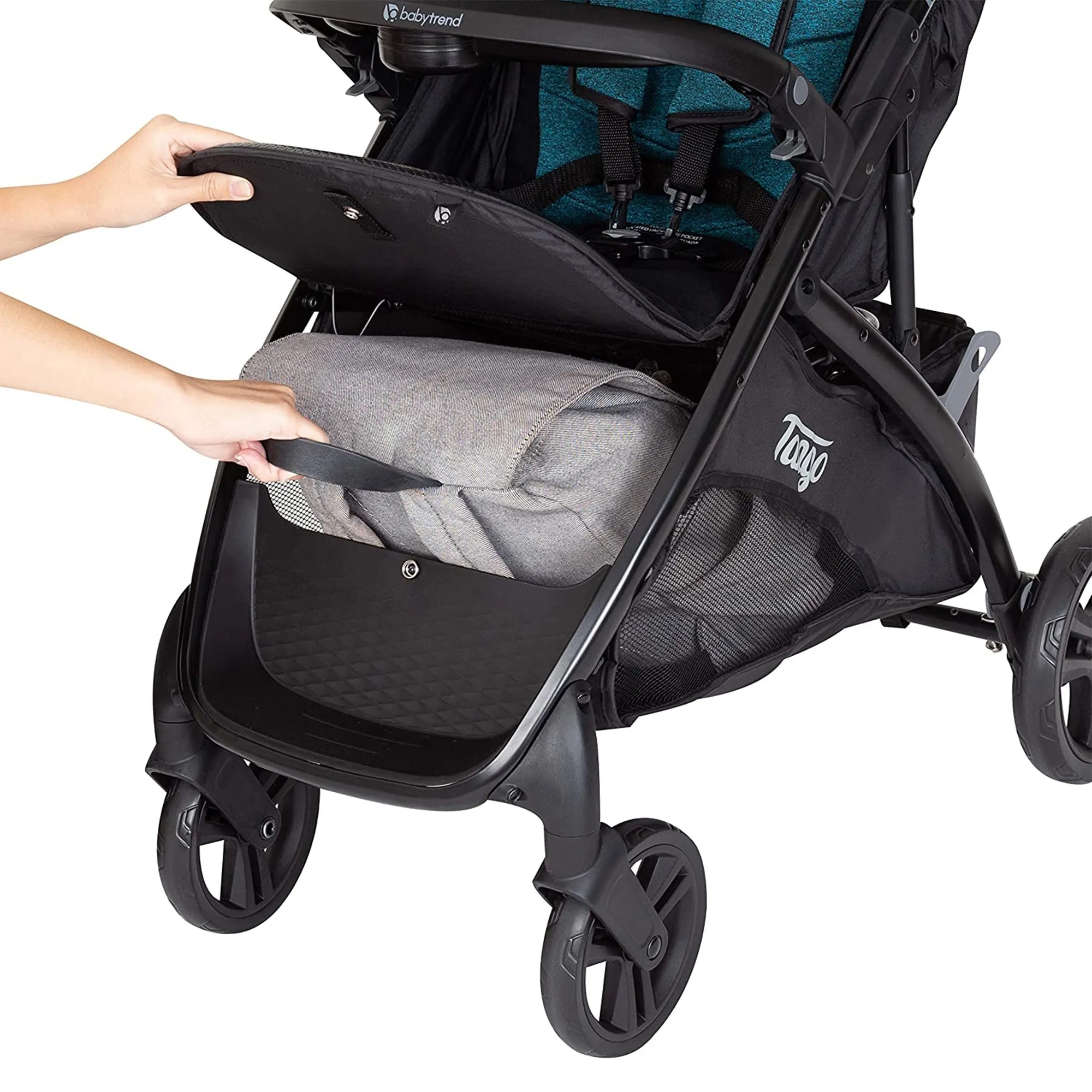 Baby Trend Tango Lightweight Baby Infant Travel Stroller with Canopy, Veridian