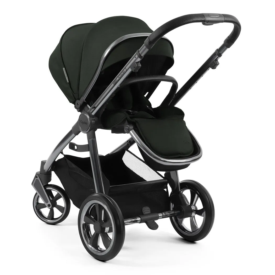 BabyStyle Oyster 3 Gunmetal ESSENTIAL Bundle - 5 Piece (Black Olive)