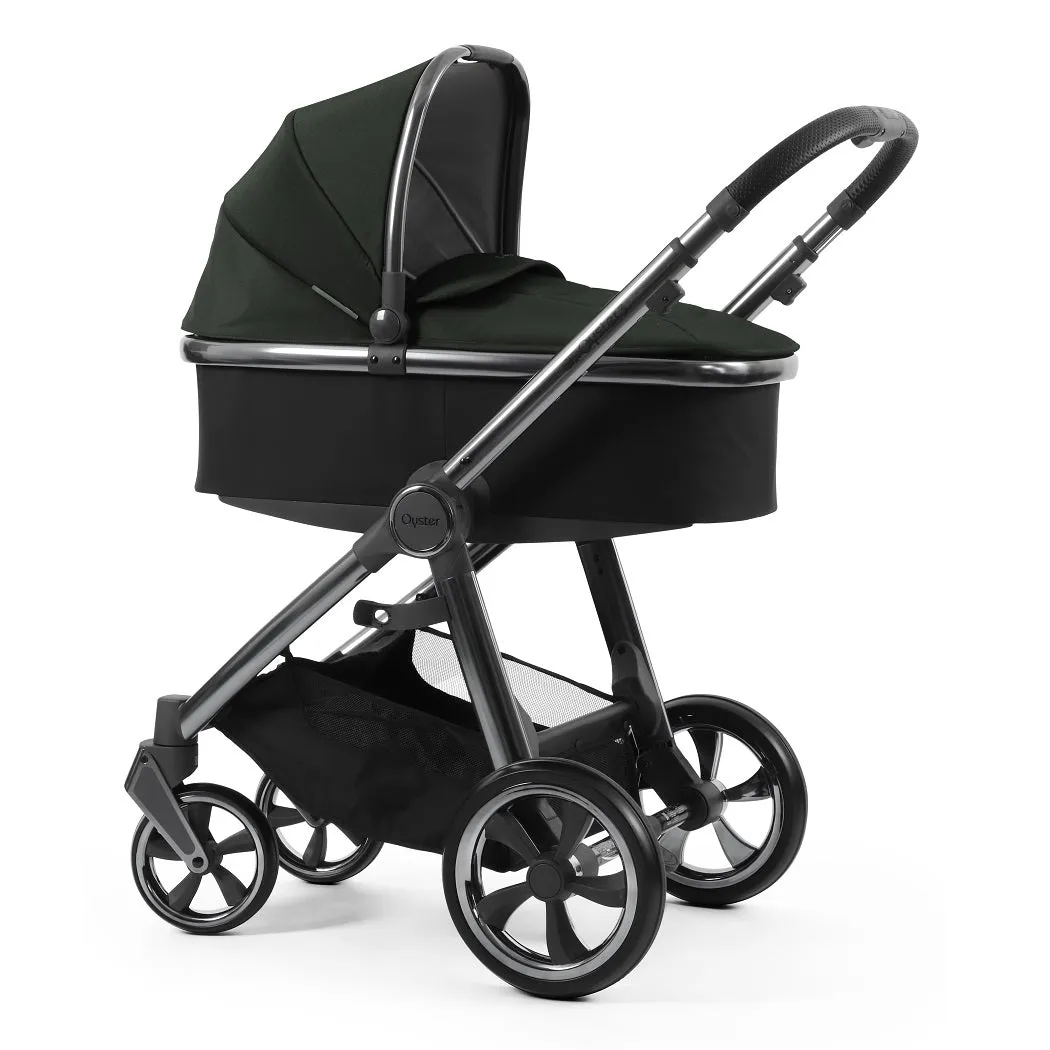 BabyStyle Oyster 3 Gunmetal ESSENTIAL Bundle - 5 Piece (Black Olive)