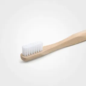 Bamboo Toothbrush, Adult, White