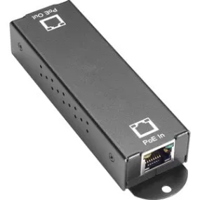 Black Box 10/100/1000BASE-T PoE  Ethernet Repeater - 802.3at, 1-Port